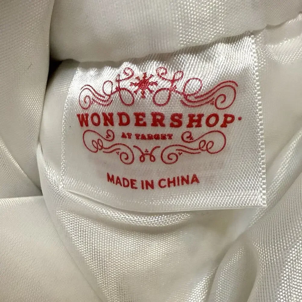 Wondershop Monogram Christmas Stocking Letter T Initial Ivory Red Knit Target